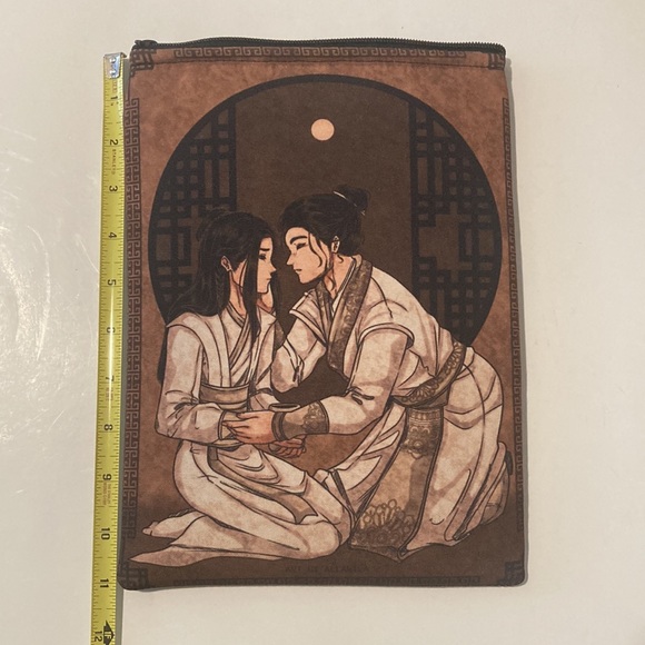 Tablet Sleeve Neoprene Zippered 8 by 11 inches Anime Art - Picture 3 of 6